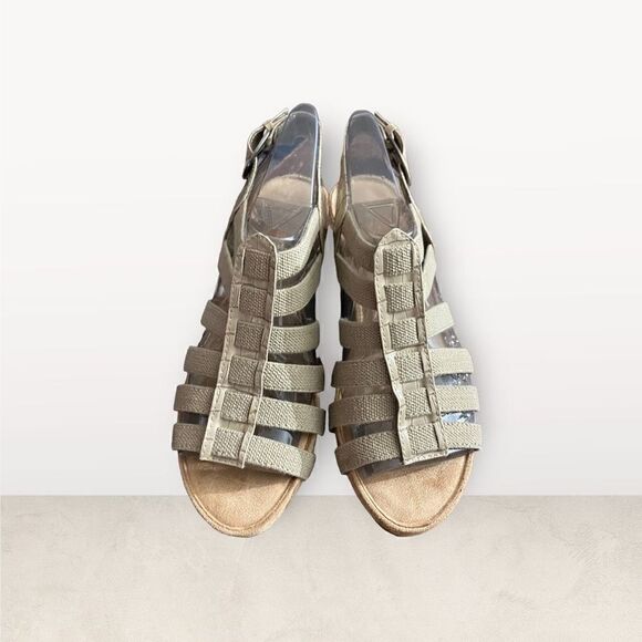 AEROPOSTALE Candlelight Wedge Sandals / SZ: US 8, Bone 3” Wedges.  NWT - Picture 8 of 9